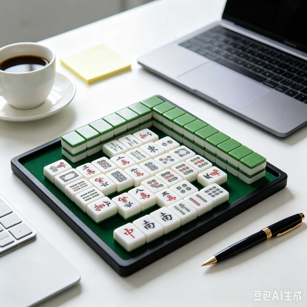 small portable mahjong set