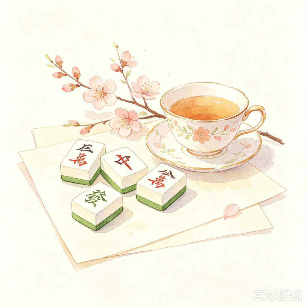 adult senior mahjong game set