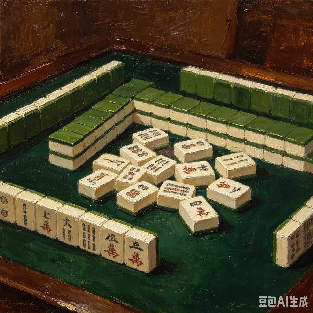 pattern printed mahjong packaging
